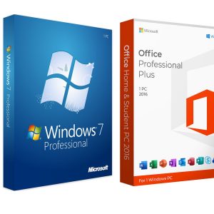 PACHET Licenta Windows 7 Pro + Office Pro Plus 2016
