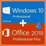 PACHET Licenta Windows 10 Pro + Office Pro Plus 2019