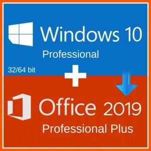 PACHET Licenta Windows 10 Pro + Office Pro Plus 2019