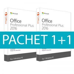 PACHET 1+1 Licenta Office Pro Plus 2016