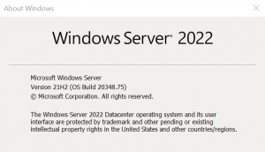 Windows Server Datacenter 2022